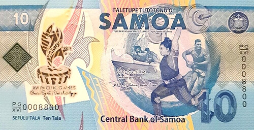 Samoa 10 tala