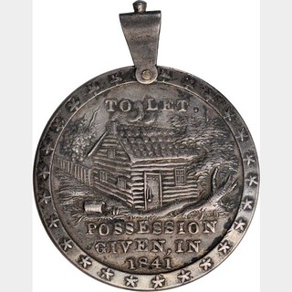 1840 William Henry Harrison Medal obverse
