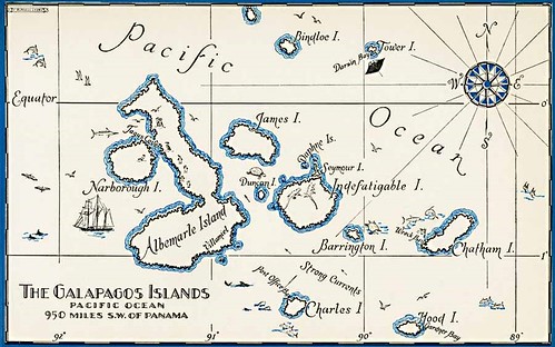 Galapagos Islands map