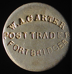25 cent Fort Bridger Post Trader Token