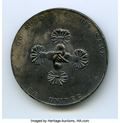Tristram Coffin medal reverse
