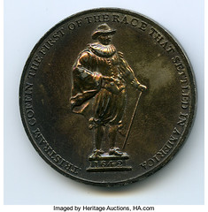 Tristram Coffin medal obverse
