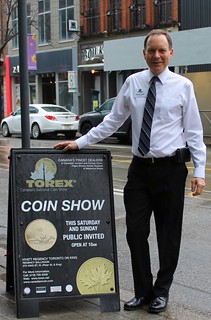 TOREX coin show sign