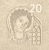 Europa watermark on 20 Euro note