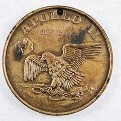 Apollo 11 Project Medal reverse