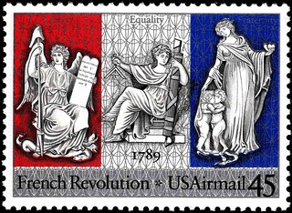 USPS French Revolution Bicentennial Airmail stamp