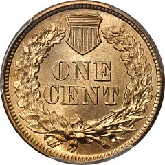 1862 Indian Cent reverse