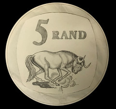 Secret Coin Designs 1972 Zambia 5 Rand