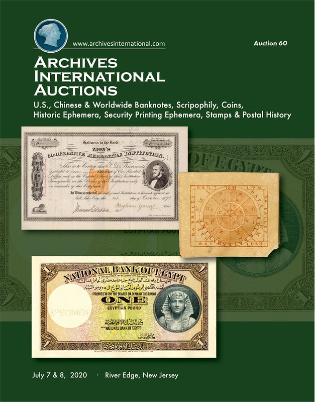 Archives International Sale 60 cover front