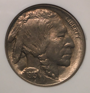 Close-up Obv. Image 1913 Type I Buffalo Nickel