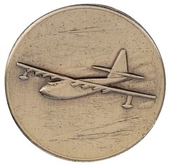 Spruce Goose medal obverse
