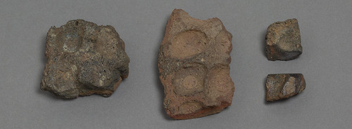 Coin mold fragments found in Tadmekka, Mali
