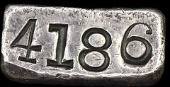 1919 New York  Assay Office Silver Ingot serial number