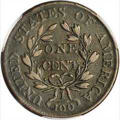 1803 Draped Bust Cent reverse