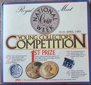 1983 Royal Mint Coin Competition folder