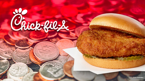 Chick-fil-A coin drive