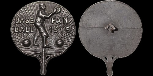Base Ball Fan 1915 medal