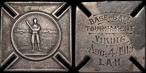 1913 Base Ball Tournament Medal