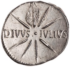 Augustus sulver denarius