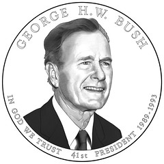 George Bush Coin Design