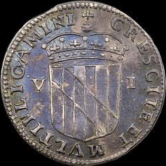 Lord Baltimore Sixpence reverse