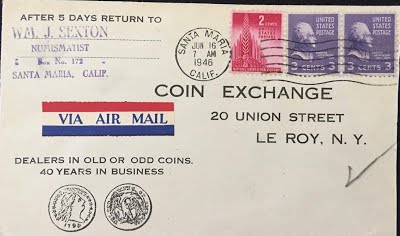 SEXTON, WM J. 6_16_1946 envelope
