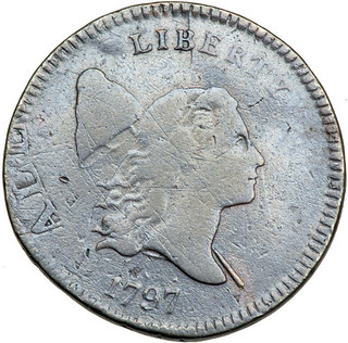 1797 Half Cent on Talbot planchet obverse