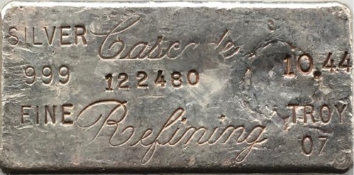 Cascade Refining Date-Stemped Ingot 1980-12-24