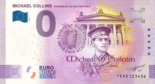 Michael Collins souvenir banknote