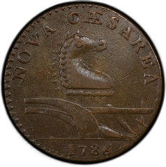 1786 New Jersey Copper obverse