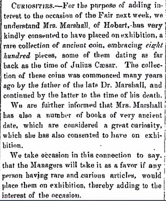 Mrs Marshall Delaware Gazette, Oct 14, 1863, p.2