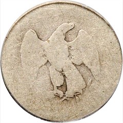 Poor 1875-S Twenty-Cent Piece reverse