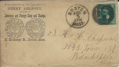 AHLBORN, HENRY postcard