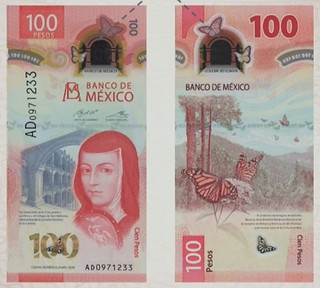Mexico 100-peso banknote