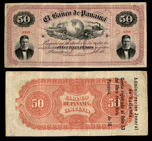 Colombia Banco de Panama 50 Pesos