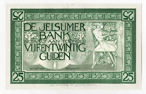 Joh Enschede Banknote Advertising Note