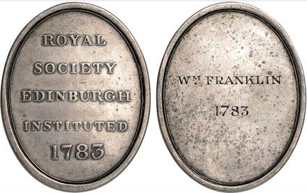 Royal Society medal William Franklin