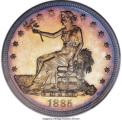 1885 Trade dollar obverse - Simpson