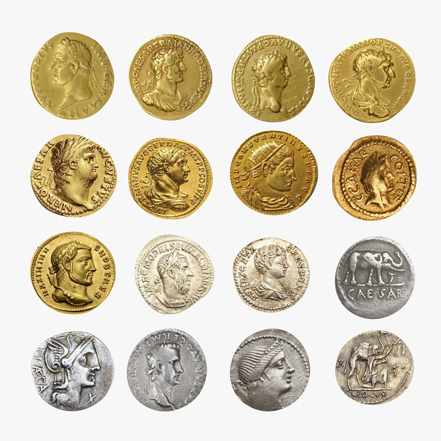Roman coin 3D models