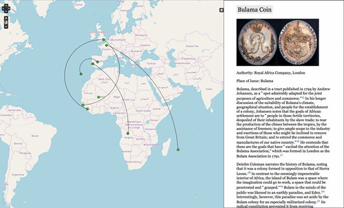 Sarah Sophia Banks Africa map