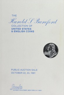 1981 Stacks Harold J. Bareford sale catalog cover