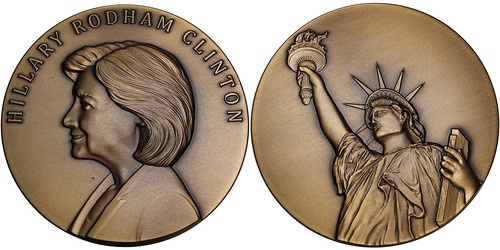 Hillary Rodham Clinton bronze Medal