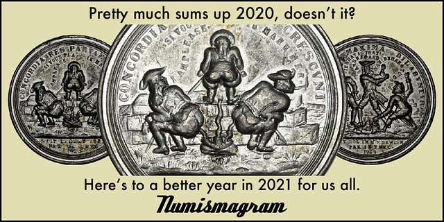 E-Sylum Numismagram ad40 Crappy 2020