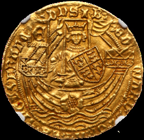 Ryal of King Edward IV obverse