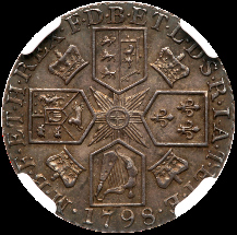 1798 Dorrien and Magens Shilling reverse