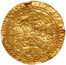 Noble of King Henry VI reverse