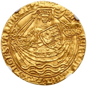 Noble of King Henry VI obverse
