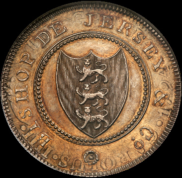1809 Jersey Five Shillings obverse