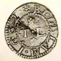 1662 Thomas Leare Farthing token reverse