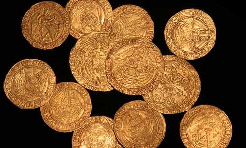 backyard tudor gold coin hoard find